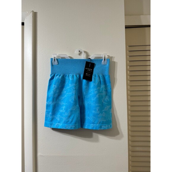 NVGTN Pants - New NVGTN Blue Camo Shorts Size Medium